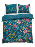 Dekbedovertrek Set Chinoiserie Flower Blauw