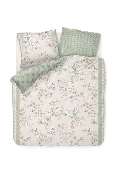 Dekbedovertrek Set Kili Flower Wit